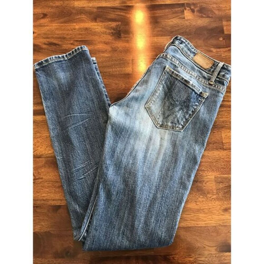 ( Womens Jeans size 7 juniors, VIGOSS California‎ Skinny, blue stretch denim